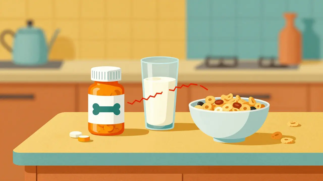 Dairy Products and Bisphosphonates: Why Your Breakfast Ruins Bone Medication Absorption